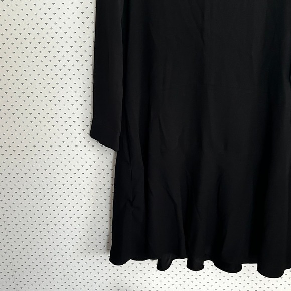 M.M. Lafleur Elle V Neck Dress M 8 10 Black MM Lafleur Academia Office Career - Picture 10 of 11